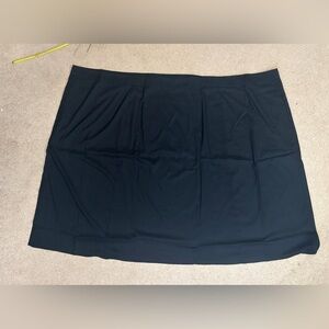Universal Standard Clair Swing Skirt Black Matte Size 40 (4XL)